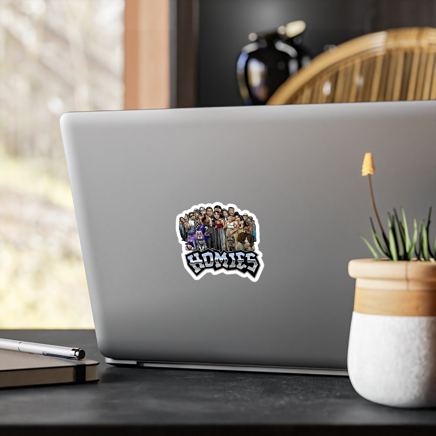 Homies Kiss-Cut Vinyl Decals | Unique Stickers for Home Decor, Skateboards, Laptops, Gift Ideas, Urban Art