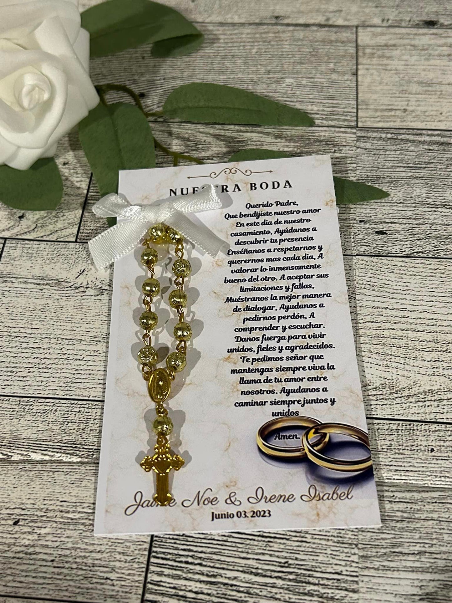 Personalized Wedding Favor-Rings