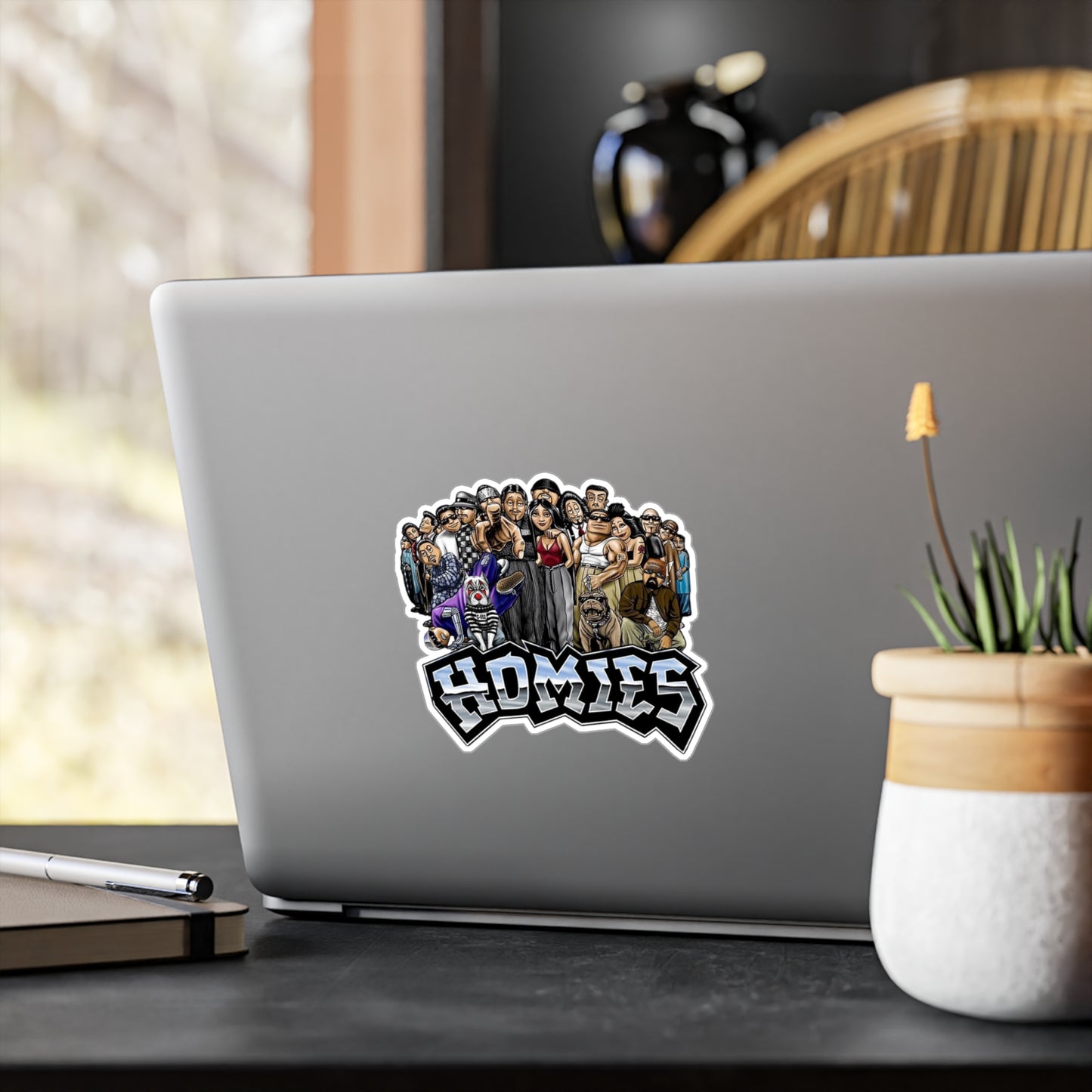 Homies Kiss-Cut Vinyl Decals | Unique Stickers for Home Decor, Skateboards, Laptops, Gift Ideas, Urban Art