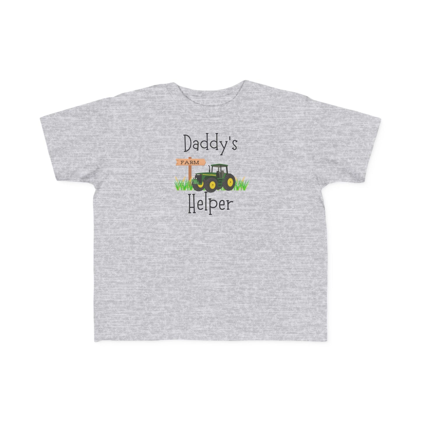 Daddy's Helper Toddler Tee — Cute Tractor Kids Shirt for Little Farm Fans