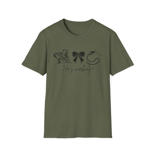 Welder Softstyle T-Shirt - He is working