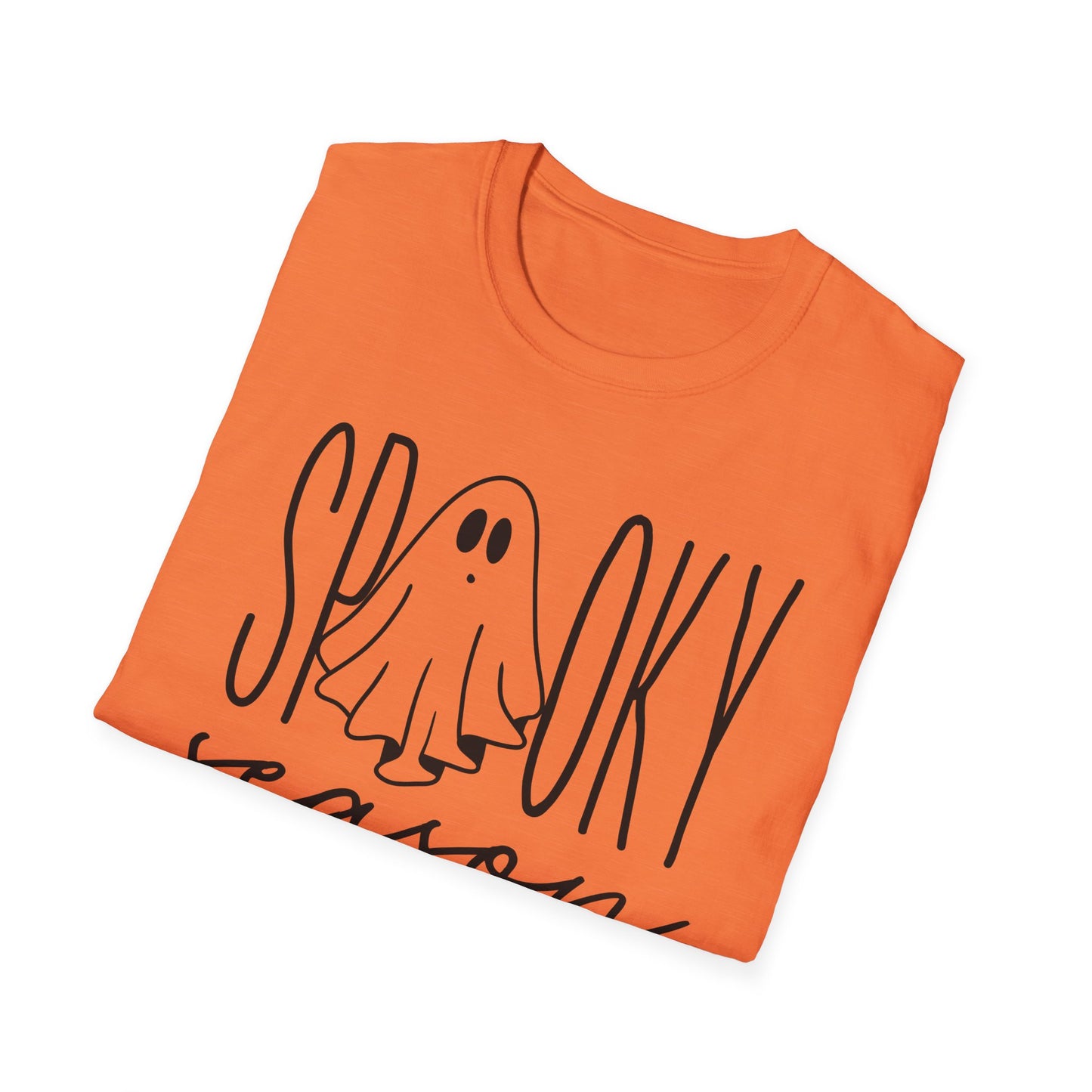 Ghost Tee - Spooky Season Unisex Softstyle T-Shirt