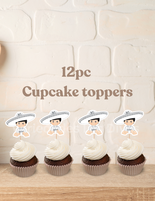 Charrito Cupcake toppers