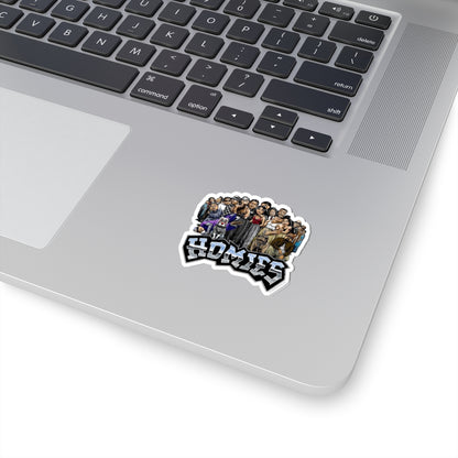 Homies Crew Kiss-Cut Sticker — Urban Chicano Art Laptop Decal