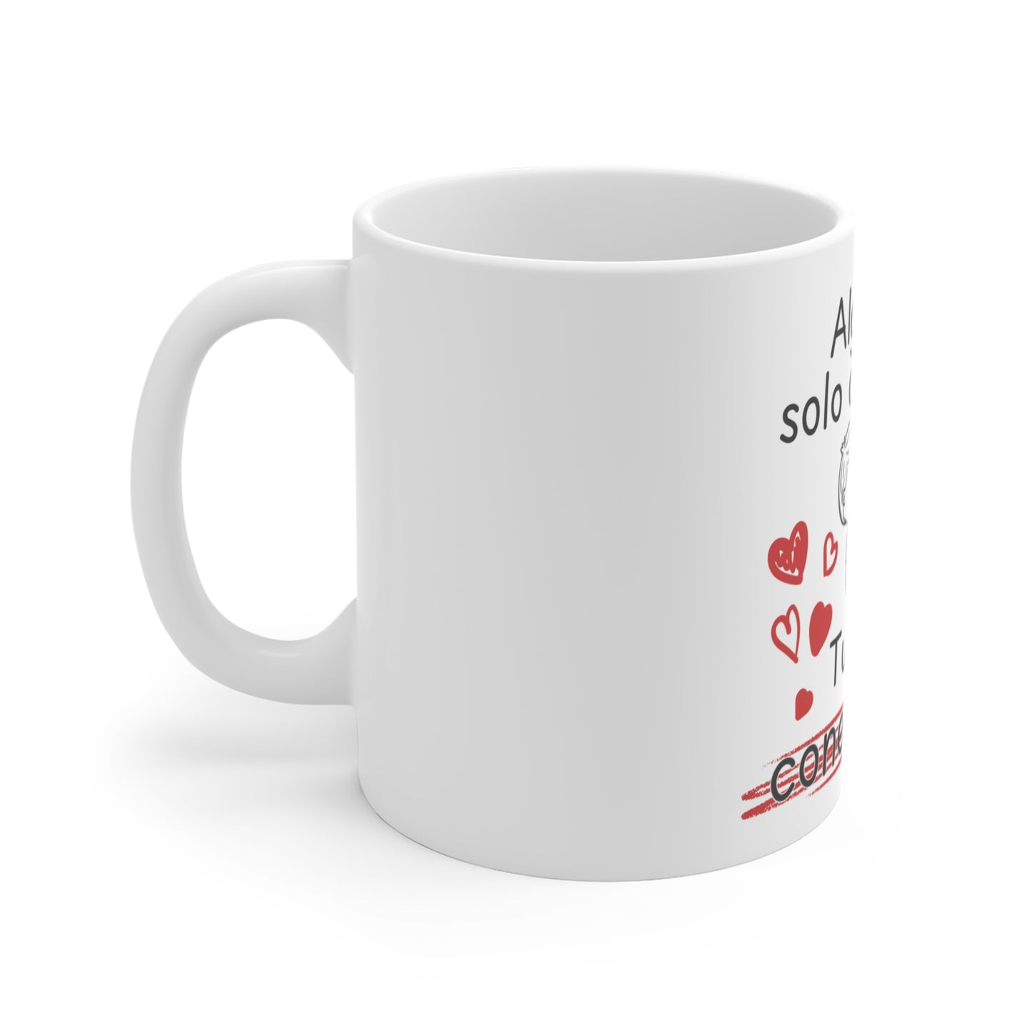 Mug — Algunos solo coinciden: Tú y Yo conectamos (Romantic Spanish Love Mug, 11 oz)