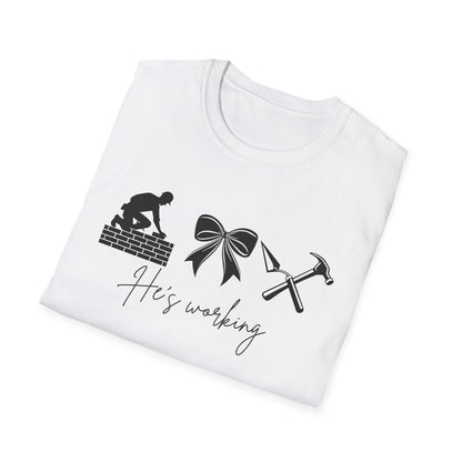 Work-themed Unisex T-Shirt, Father's Day gift, Construction humor shirt, Casual wear, Gift for him, DIY love shirt