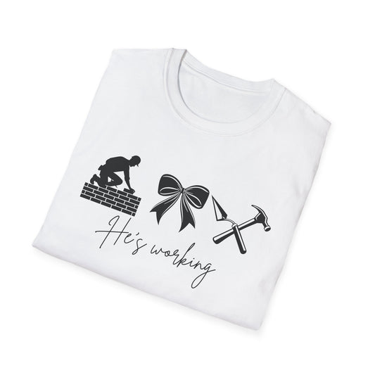Work-themed Unisex T-Shirt, Father's Day gift, Construction humor shirt, Casual wear, Gift for him, DIY love shirt