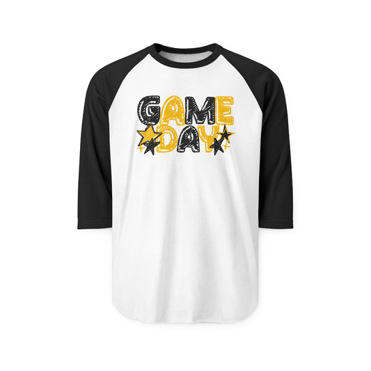 Game Day Black and Yellow Shirt