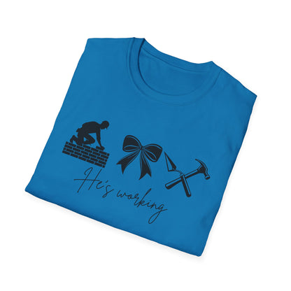 Work-themed Unisex T-Shirt, Father's Day gift, Construction humor shirt, Casual wear, Gift for him, DIY love shirt