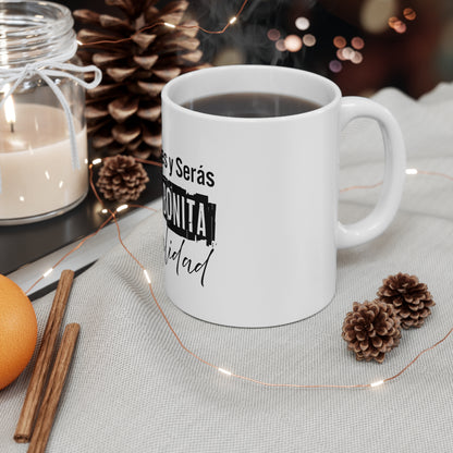 Mug — "Fuiste, Eres y Serás Mi Más Bonita Casualidad" Spanish Quote Coffee Mug