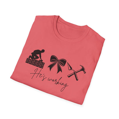 Work-themed Unisex T-Shirt, Father's Day gift, Construction humor shirt, Casual wear, Gift for him, DIY love shirt