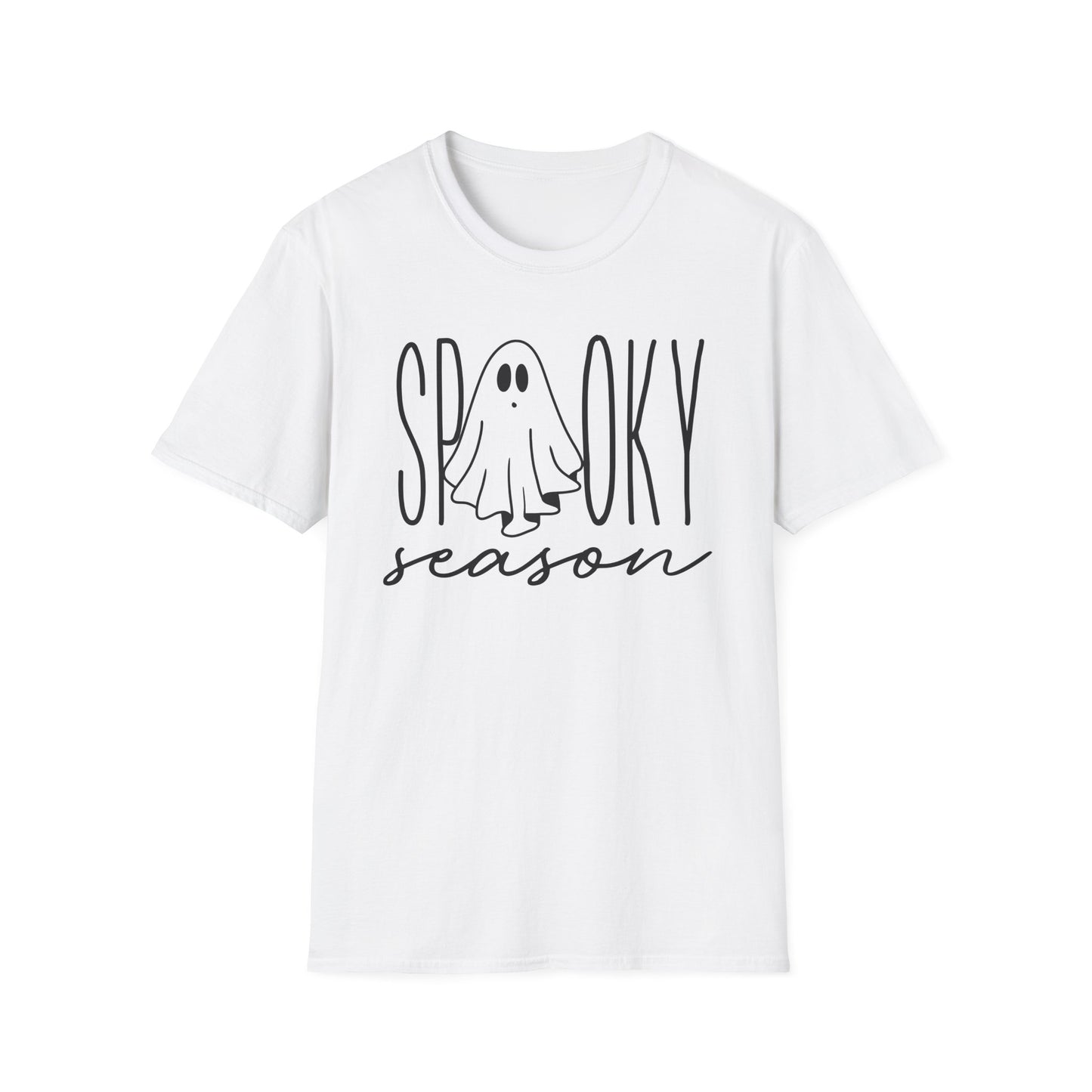 Ghost Tee - Spooky Season Unisex Softstyle T-Shirt