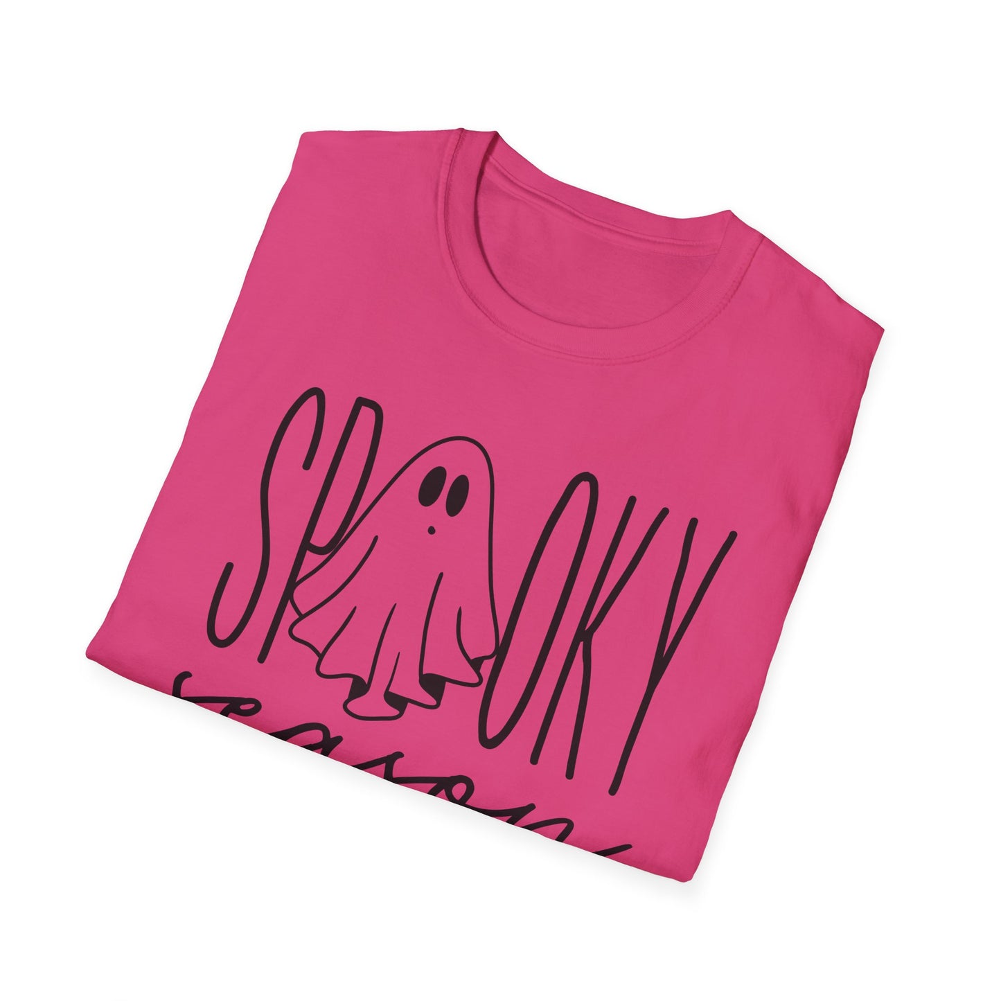 Ghost Tee - Spooky Season Unisex Softstyle T-Shirt