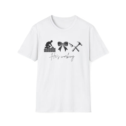 Work-themed Unisex T-Shirt, Father's Day gift, Construction humor shirt, Casual wear, Gift for him, DIY love shirt