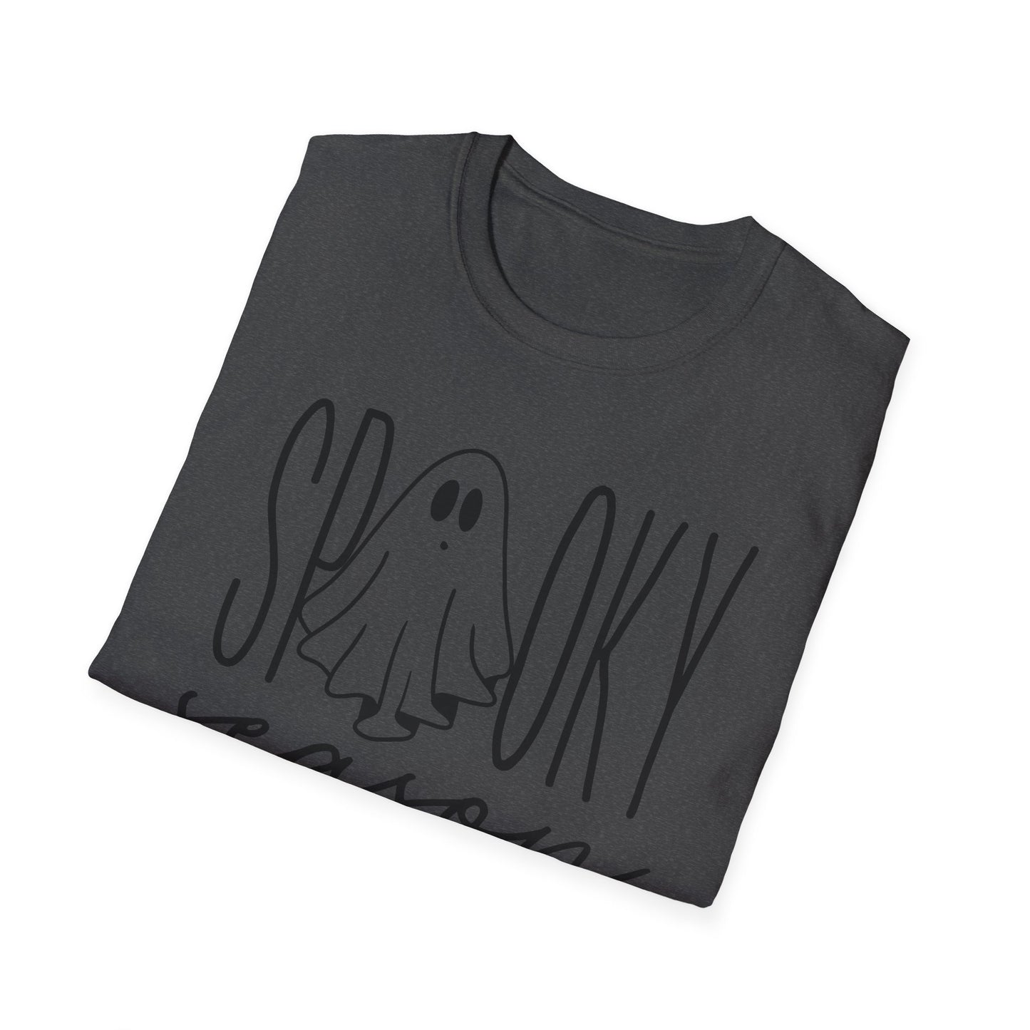 Ghost Tee - Spooky Season Unisex Softstyle T-Shirt