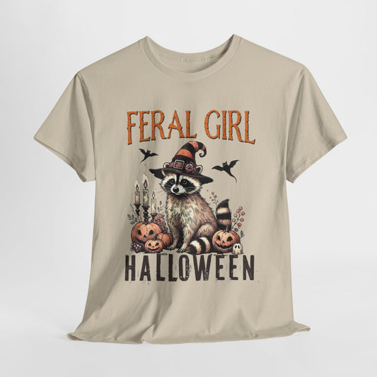 Feral Girl Halloween T-Shirt