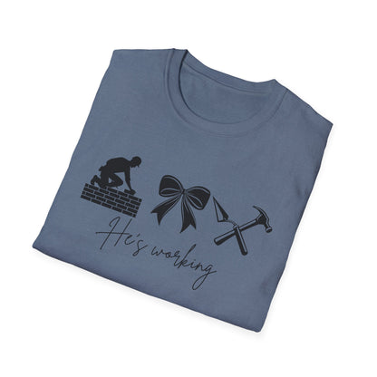Work-themed Unisex T-Shirt, Father's Day gift, Construction humor shirt, Casual wear, Gift for him, DIY love shirt