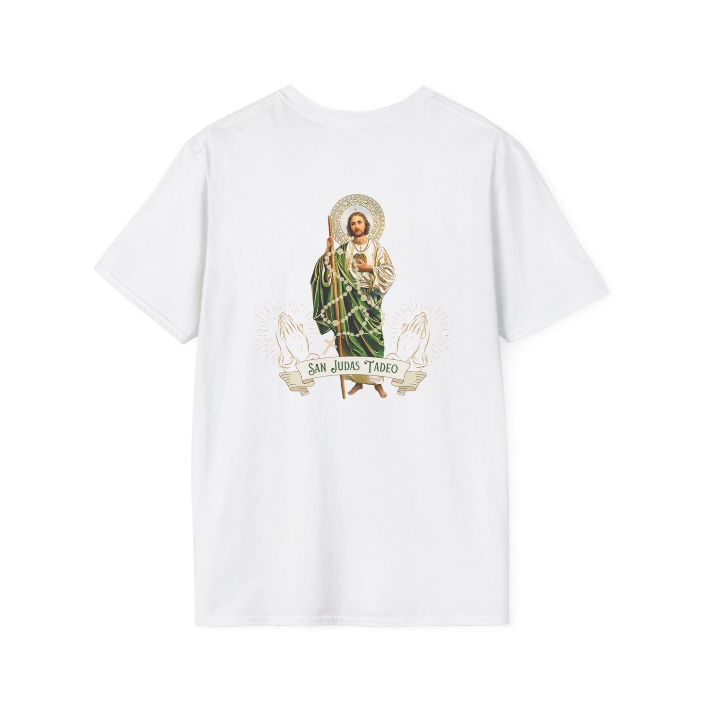 San Judas Tadeo Unisex Softstyle T-Shirt - Faith & Inspiration