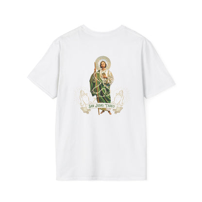 San Judas Tadeo Unisex Softstyle T-Shirt - Faith & Inspiration