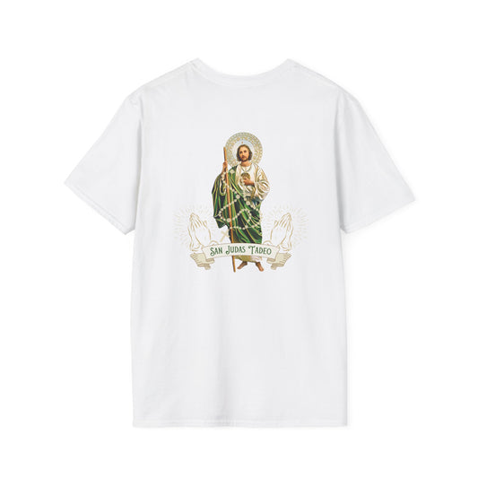 San Judas Tadeo Unisex Softstyle T-Shirt - Faith & Inspiration