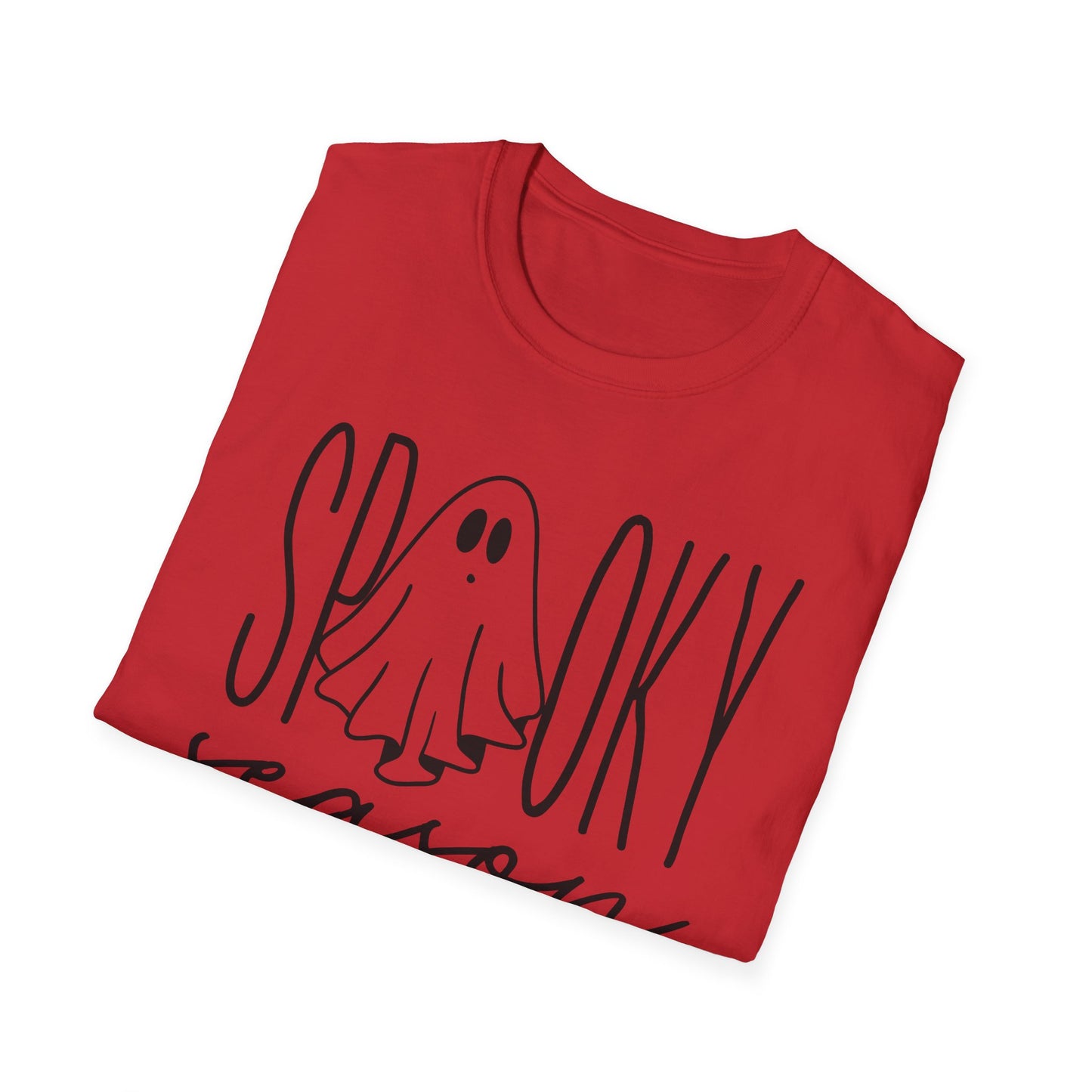 Ghost Tee - Spooky Season Unisex Softstyle T-Shirt
