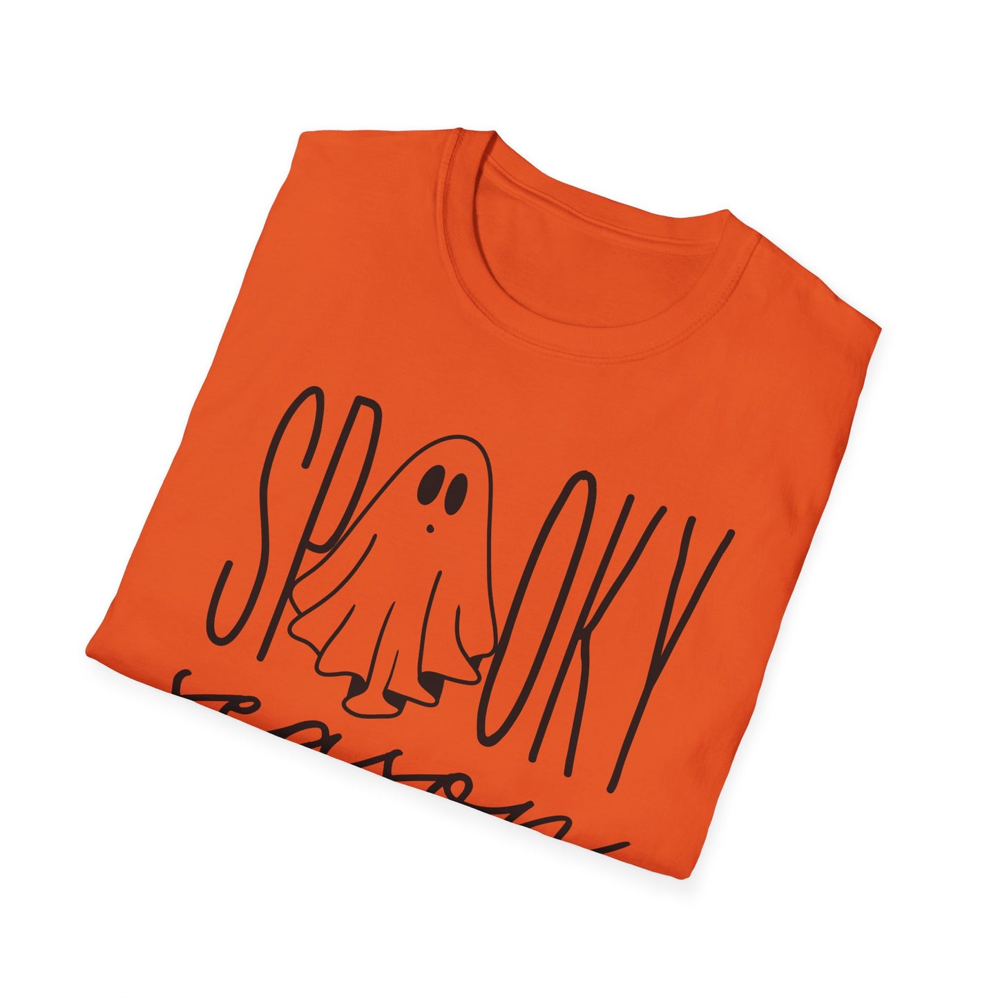 Ghost Tee - Spooky Season Unisex Softstyle T-Shirt