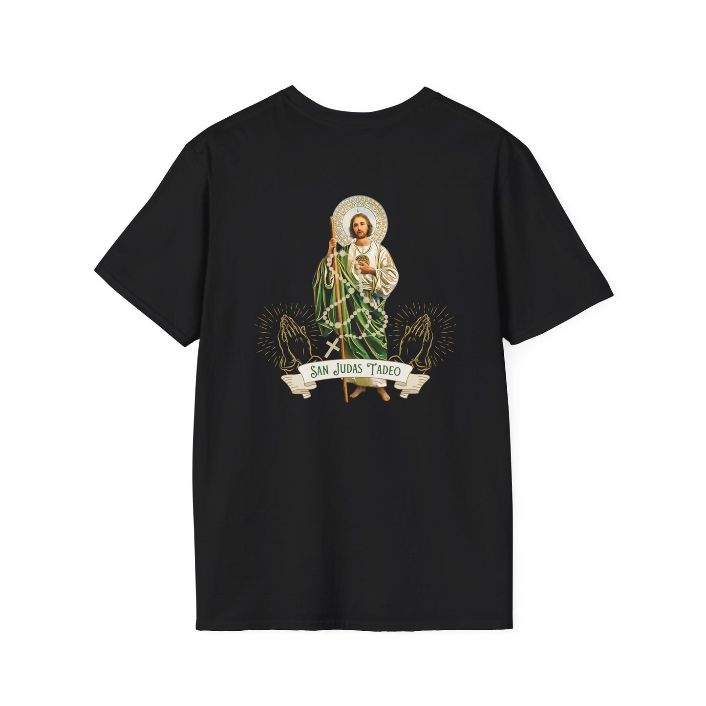 San Judas Tadeo Unisex Softstyle T-Shirt - Faith & Inspiration