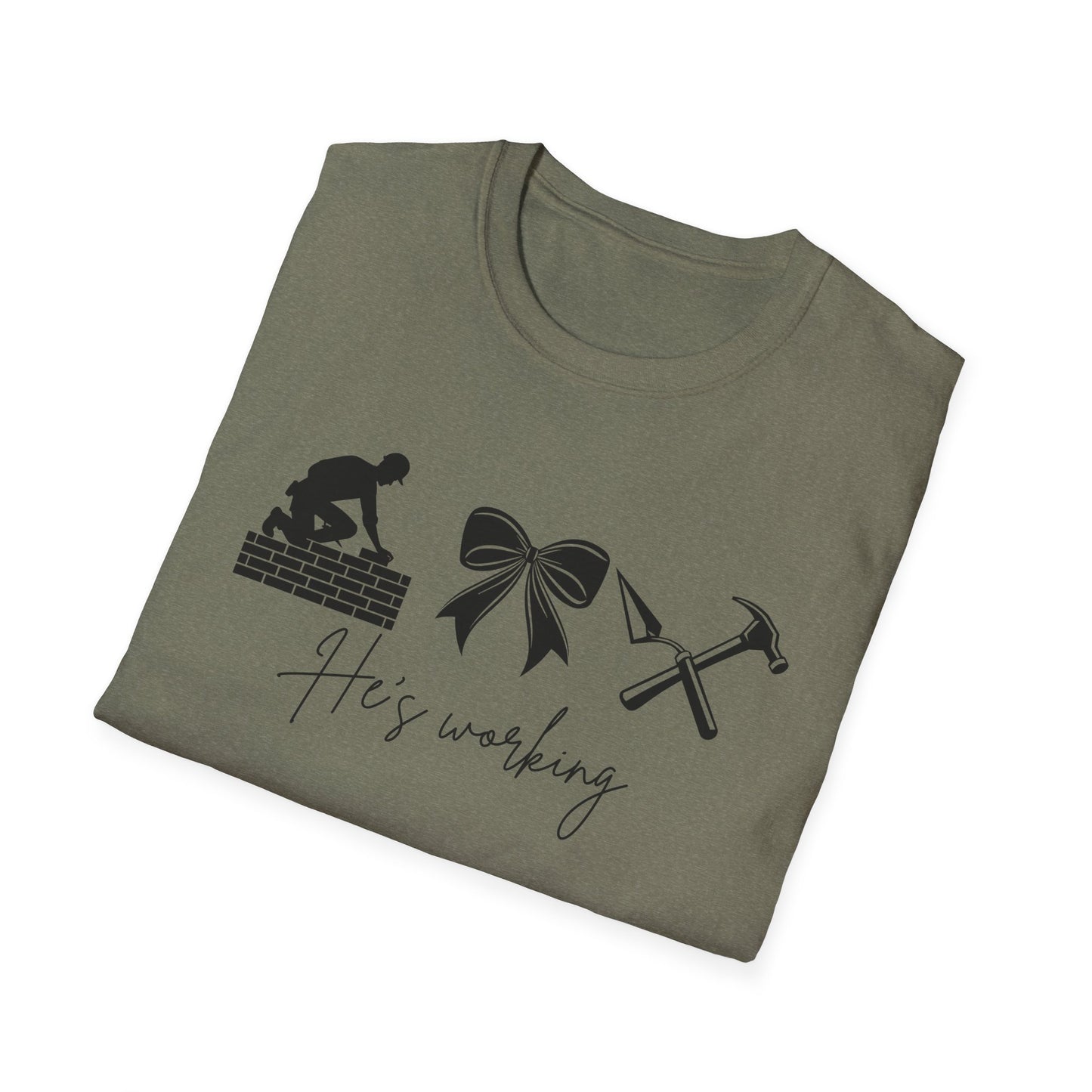 Work-themed Unisex T-Shirt, Father's Day gift, Construction humor shirt, Casual wear, Gift for him, DIY love shirt