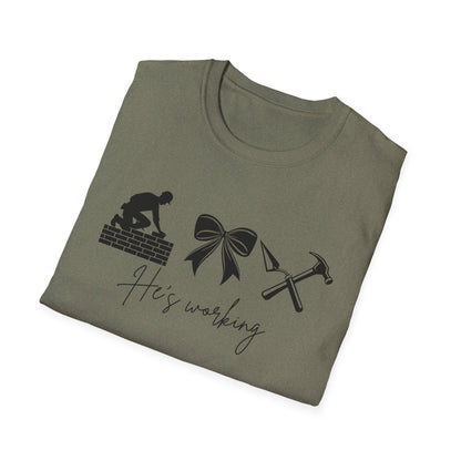 Work-themed Unisex T-Shirt, Father's Day gift, Construction humor shirt, Casual wear, Gift for him, DIY love shirt