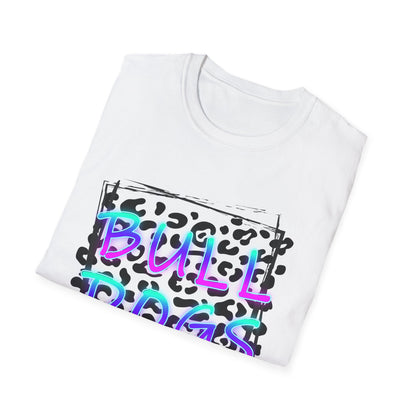 Neon Bulldogs Graphic T-Shirt, Casual Wear, Unisex Tee, Bulldog spirit, Summer Fashion