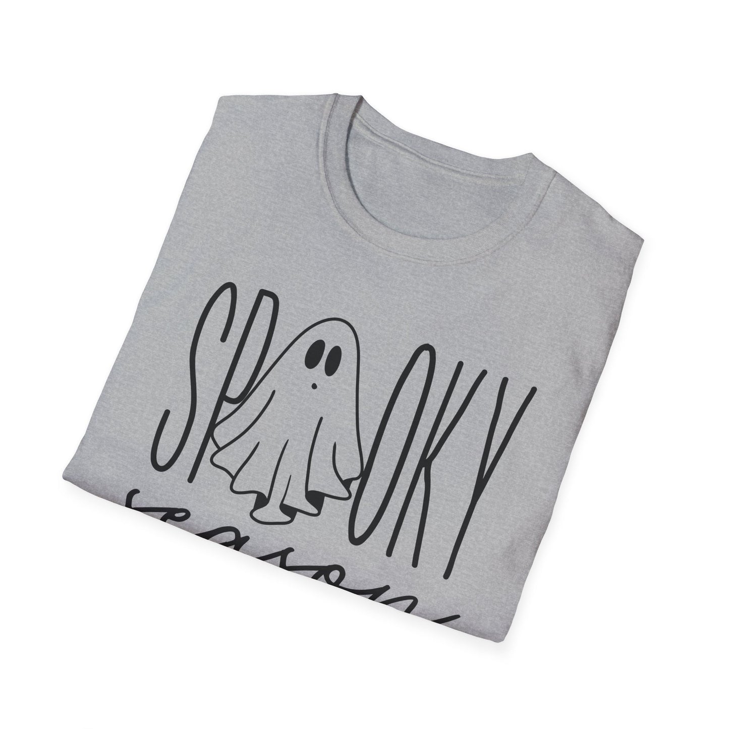 Ghost Tee - Spooky Season Unisex Softstyle T-Shirt