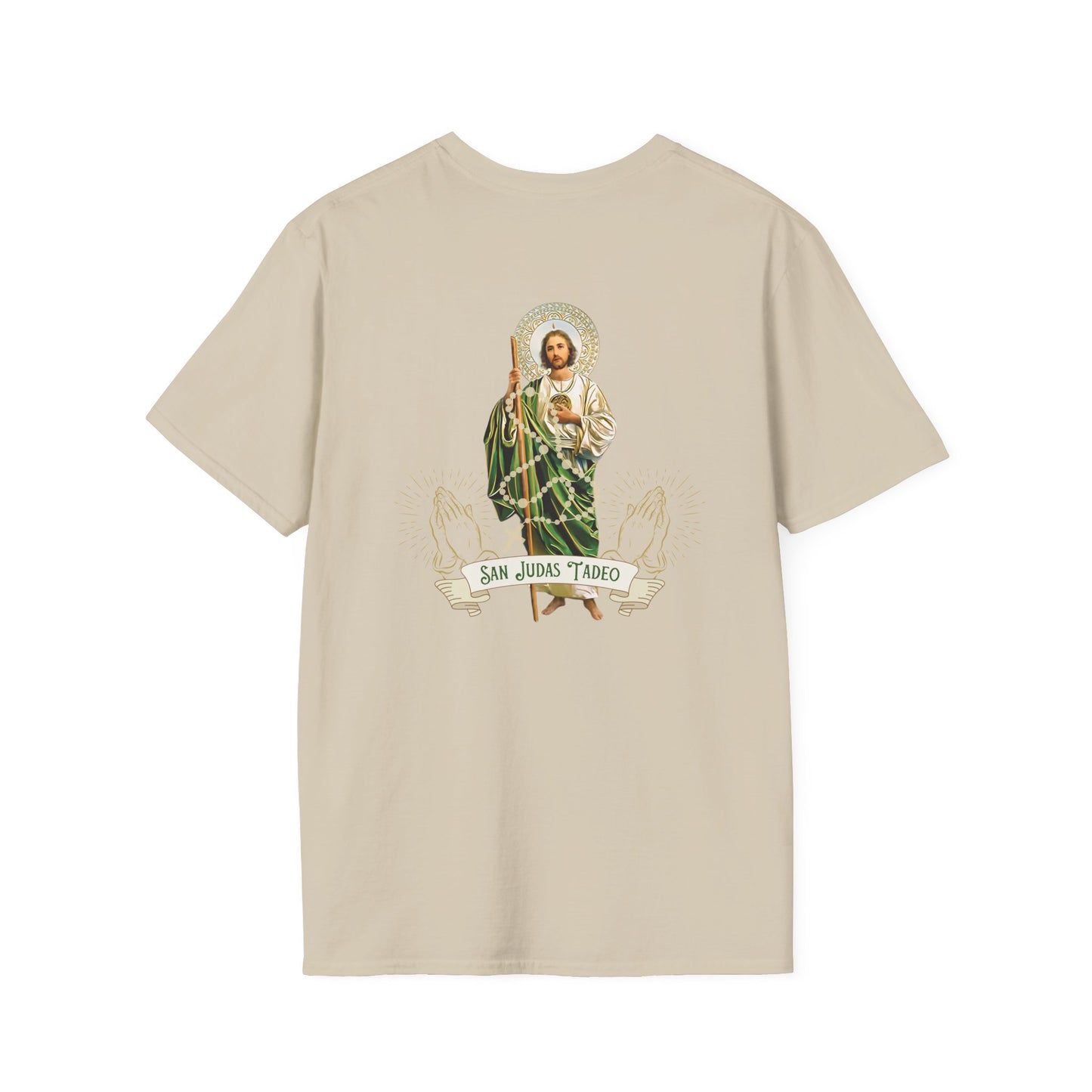 San Judas Tadeo Unisex Softstyle T-Shirt - Faith & Inspiration