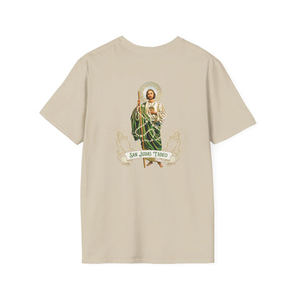 San Judas Tadeo Unisex Softstyle T-Shirt - Faith & Inspiration