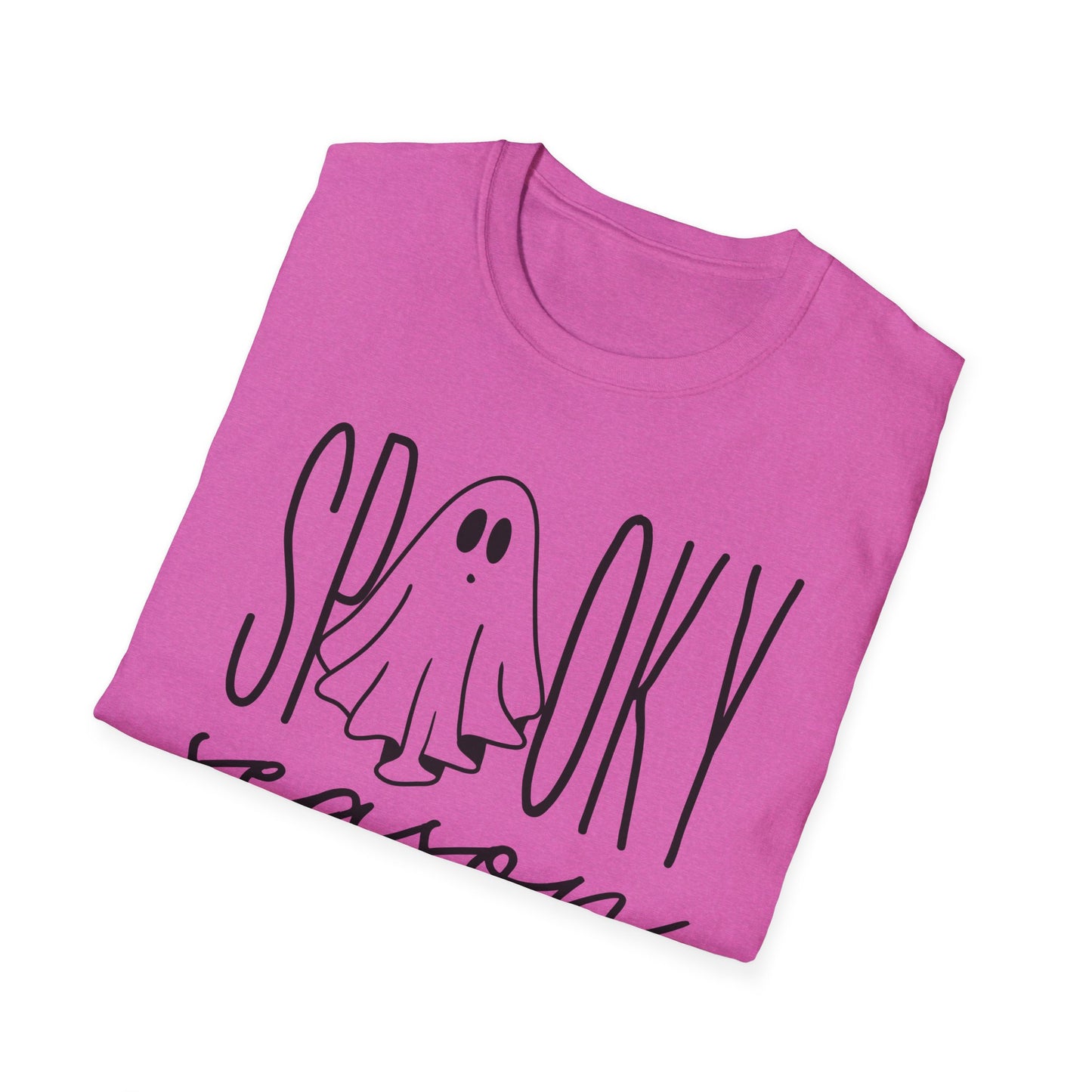 Ghost Tee - Spooky Season Unisex Softstyle T-Shirt