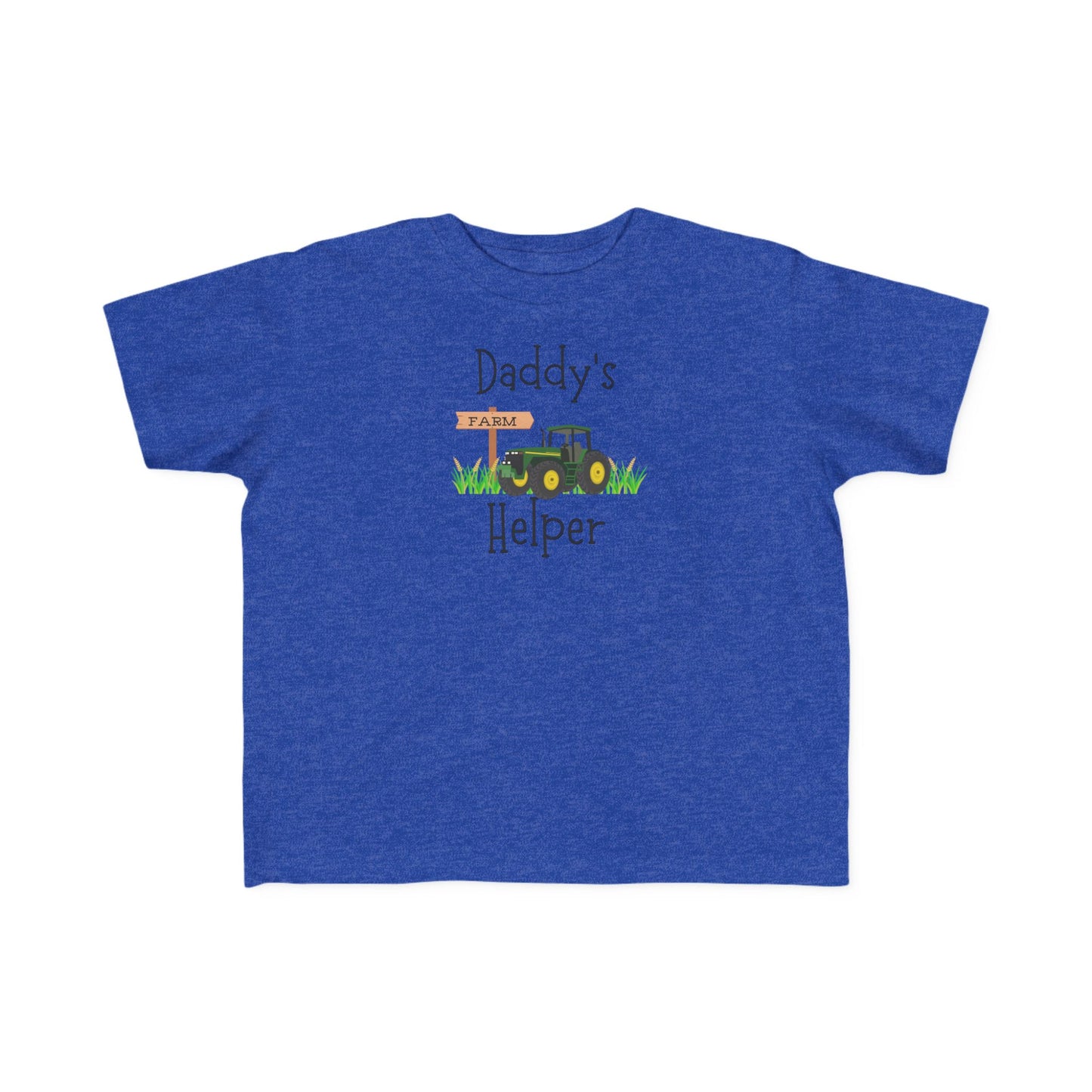 Daddy's Helper Toddler Tee — Cute Tractor Kids Shirt for Little Farm Fans