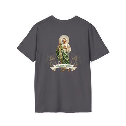 San Judas Tadeo Unisex Softstyle T-Shirt - Faith & Inspiration