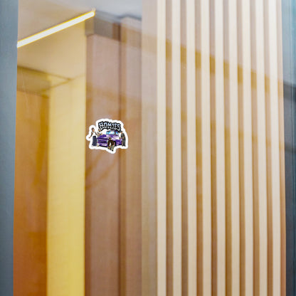 Purple Truck Homies Kiss-Cut Vinyl Decals | Unique Stickers for Home Decor, Skateboards, Laptops, Gift Ideas, Urban Art