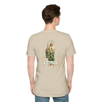 San Judas Tadeo Unisex Softstyle T-Shirt - Faith & Inspiration