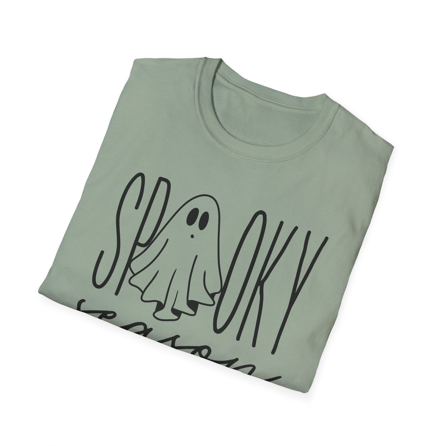 Ghost Tee - Spooky Season Unisex Softstyle T-Shirt