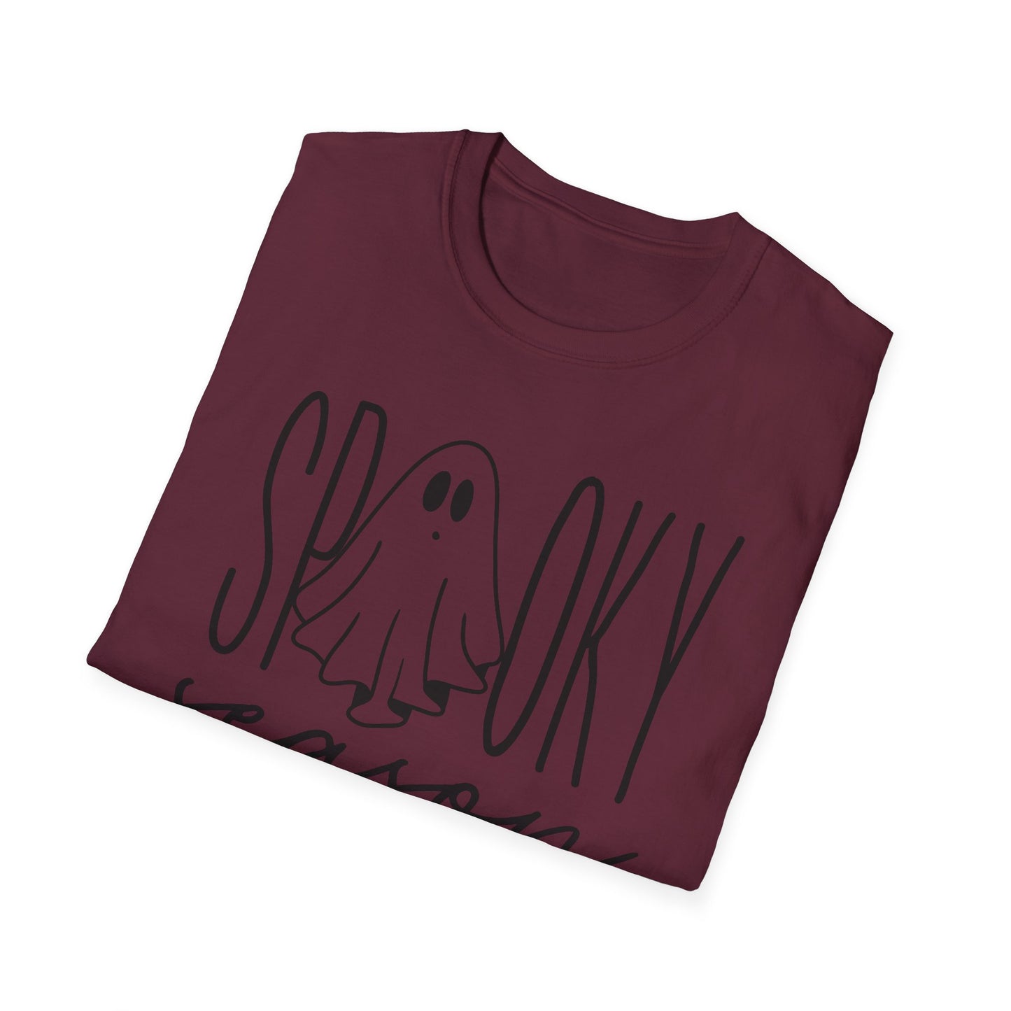 Ghost Tee - Spooky Season Unisex Softstyle T-Shirt