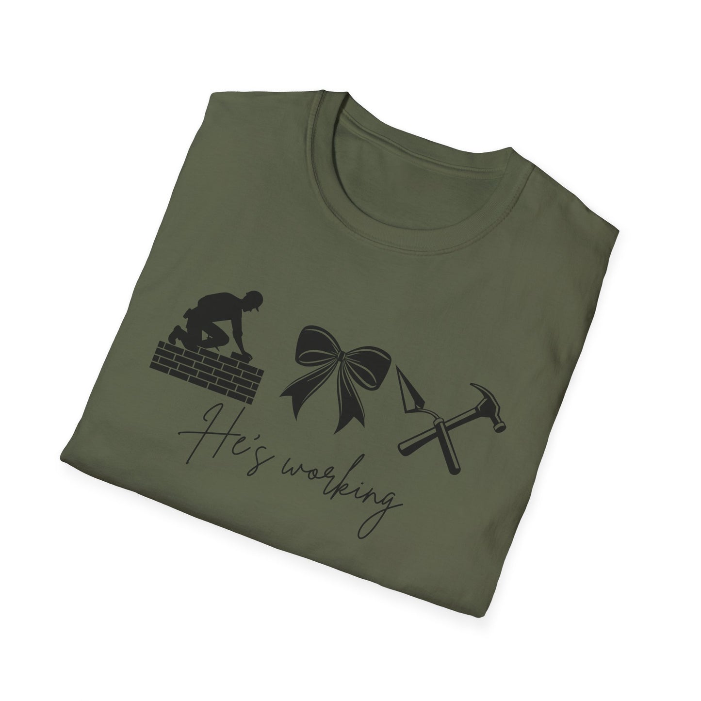 Work-themed Unisex T-Shirt, Father's Day gift, Construction humor shirt, Casual wear, Gift for him, DIY love shirt