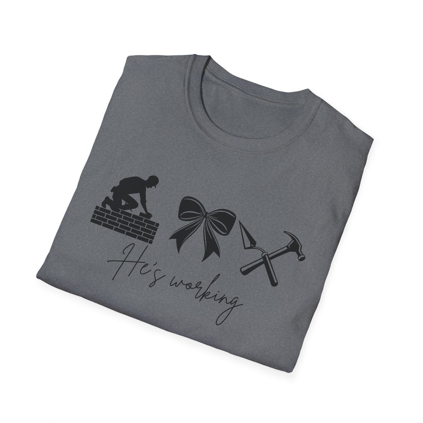 Work-themed Unisex T-Shirt, Father's Day gift, Construction humor shirt, Casual wear, Gift for him, DIY love shirt