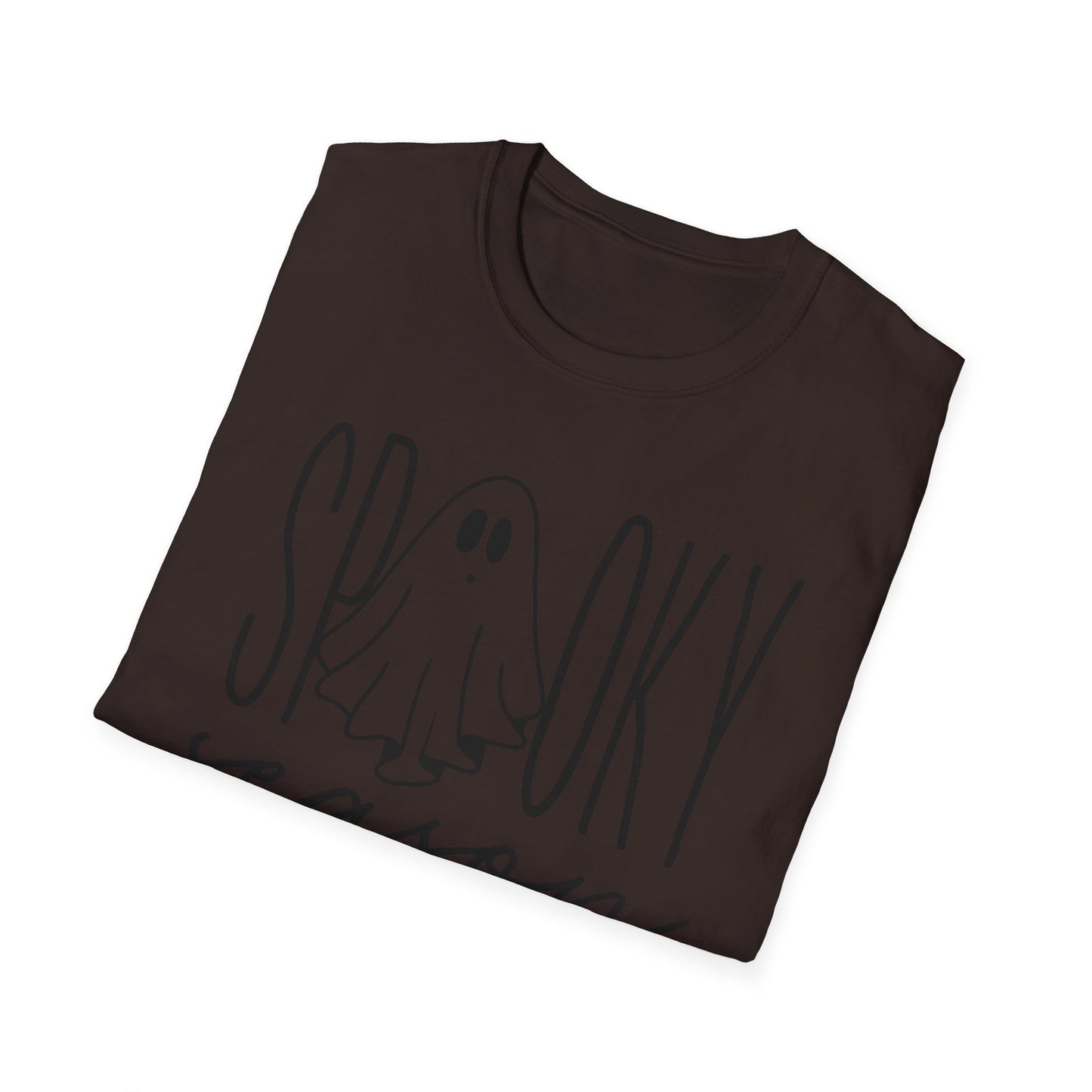 Ghost Tee - Spooky Season Unisex Softstyle T-Shirt