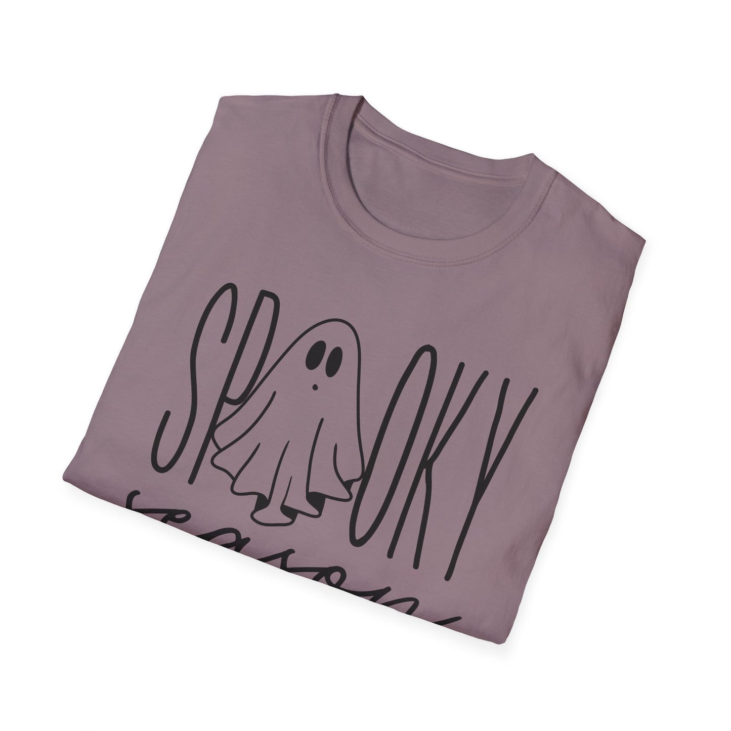 Ghost Tee - Spooky Season Unisex Softstyle T-Shirt