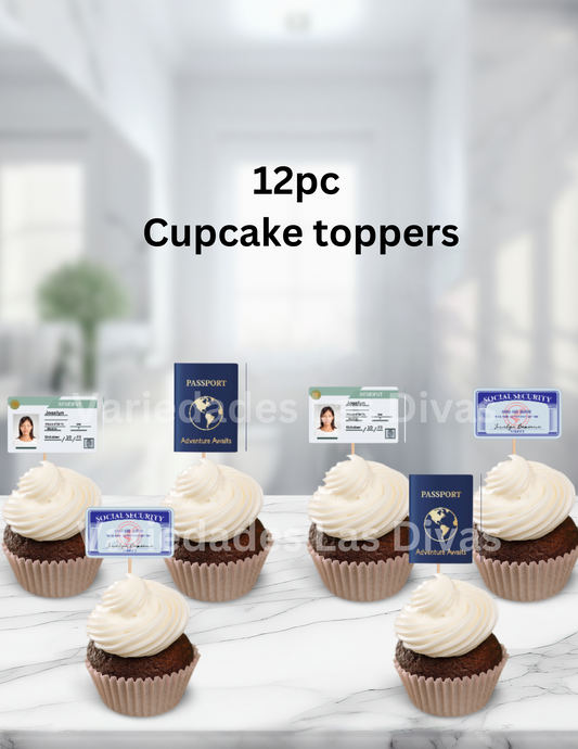 Residence Cupcake toppers